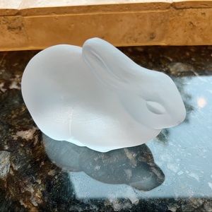 Nybro Sweden Crystal Bunny Rabbit Decorative Figure